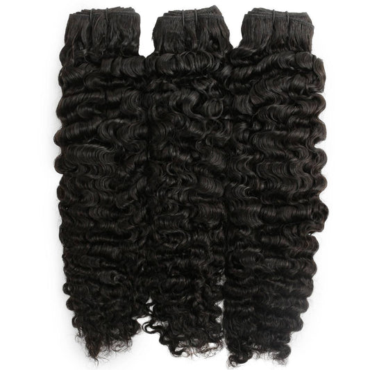 Raw Burmese Curly Human Hair Bundle Deal